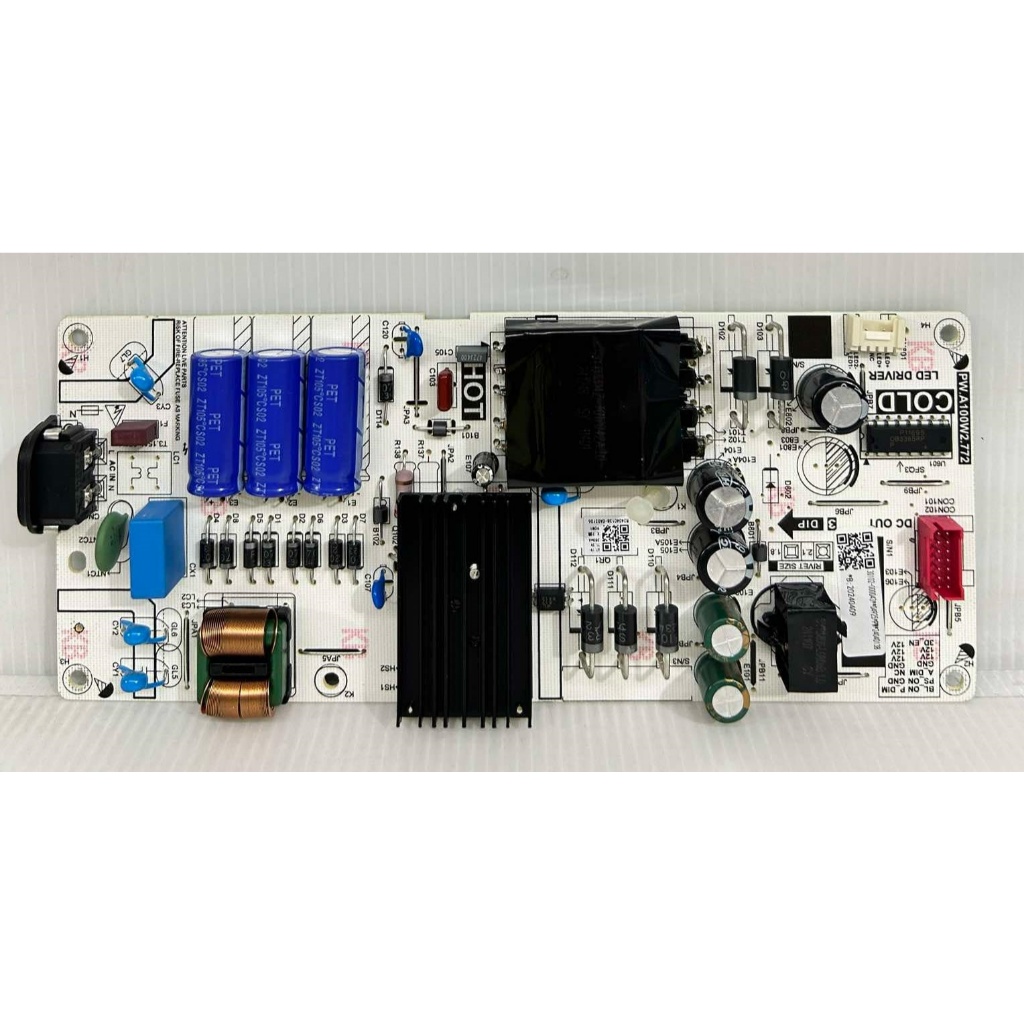 ซัพพลาย ทีวี TCL ไช้กับรุ่น 55V6B / 55P655 พาร์ท PW.A100W2.771 ของแท้ถอด มือ2 เทสไห้แล้ว