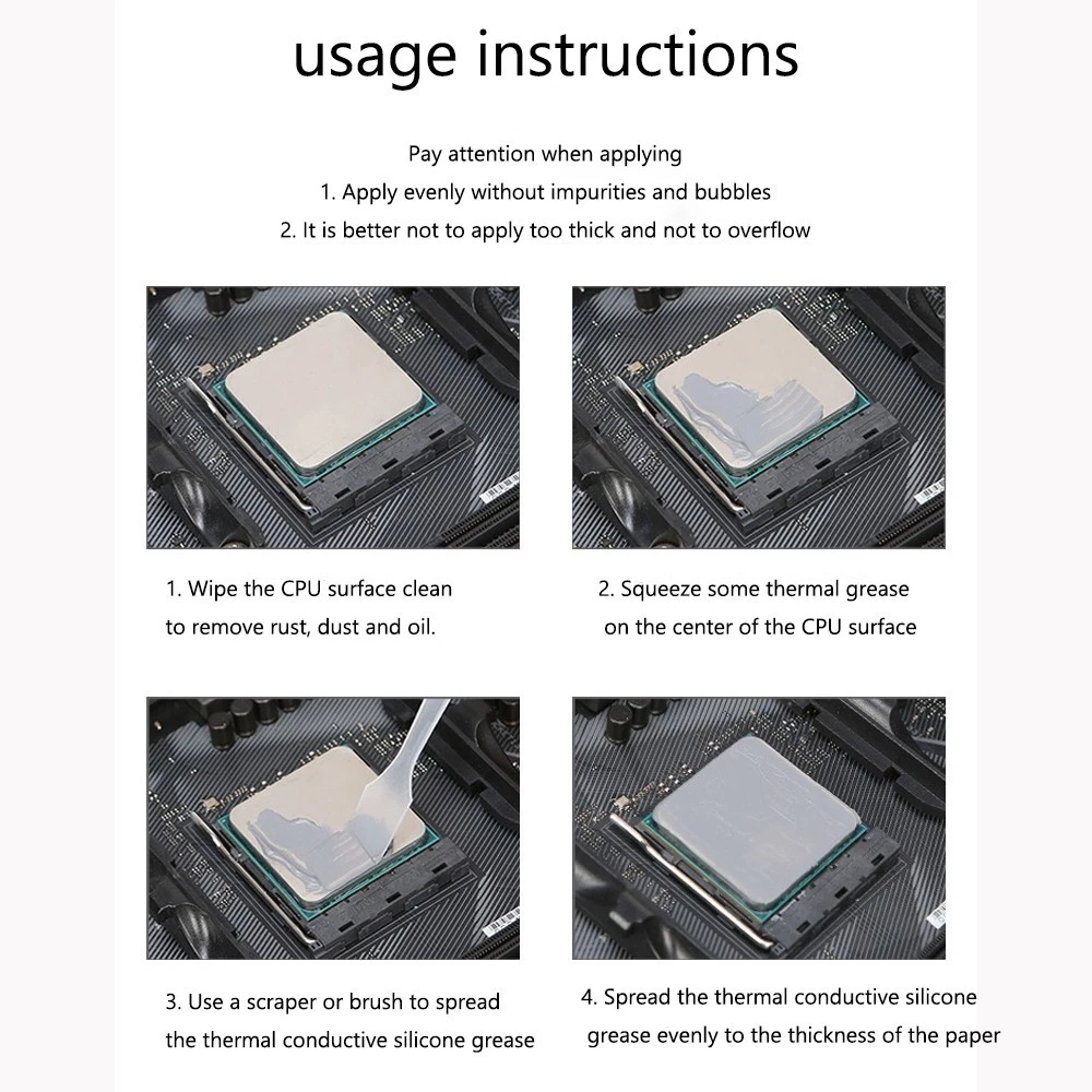 Series (MX-6/MX-4) ซิลิโคนนำความร้อน CPU GPU ลดร้อนสูงสุด 20°C 4g/8g