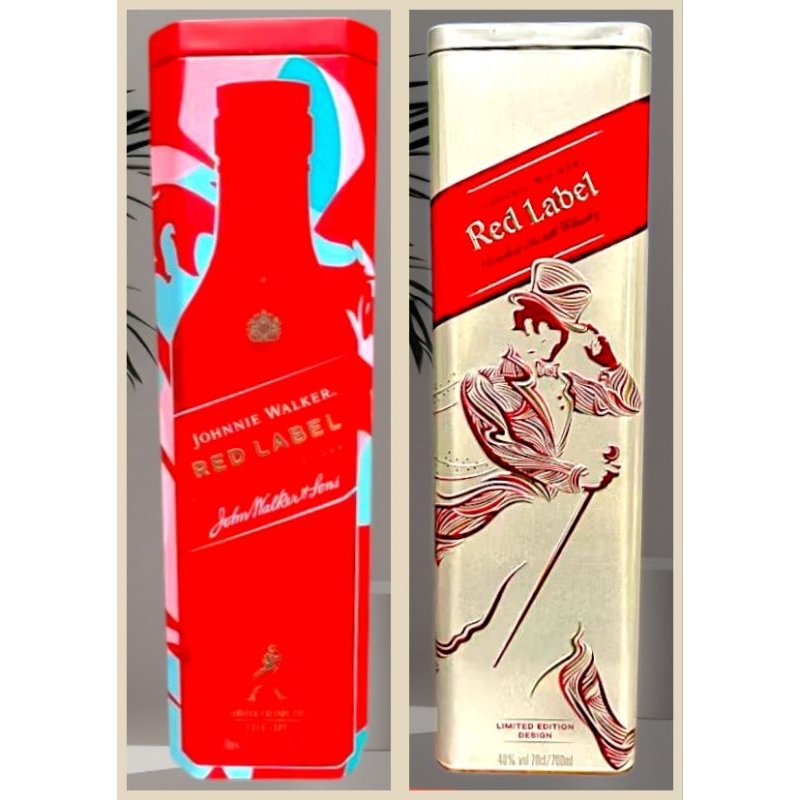 กล่องสะสม กล่องเหล็ก กล่องใส่เหล้าJohnny Walker