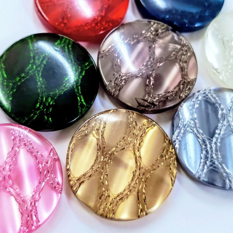 กระดุมแฟชั่น กระดุมสวยงาม ขนาด 21มิล จำหน่ายเป็นเม็ด