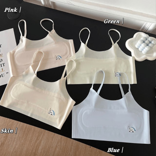 เสื้อสายเดี่ยวครึ่งตัว B-142 เสื้อซับในเด็กผู้หญิง สีพาสเทล …