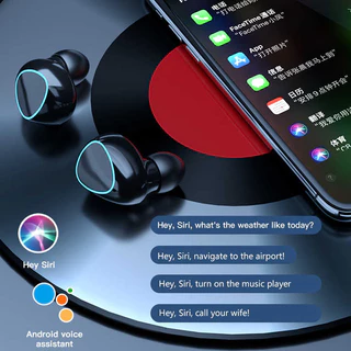 หูฟังบลูทูธ M10 หูฟังสเตอริโอ ลดเสียงรบกวน กันน้ำ สำหรับสมาร์ทโฟน เกม เชื่อมต่อด่วน M30pro หูฟังไร้สาย