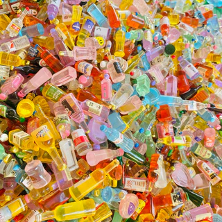 เรซิ่นขวดเครื่องดื่มจิ๋ว DIY คละแบบ (ไม่เรืองแสง)