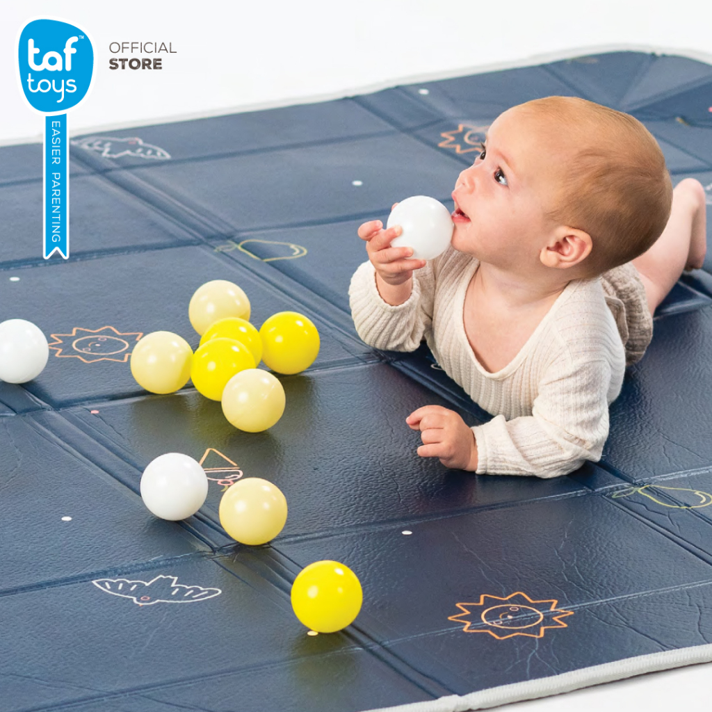 Taf Toys เสื่อรองคลาน พับได้ ขนาดใหญ่ Fold 'n Play Mat ของใช้เด็กแรกเกิด รูปที่ 3