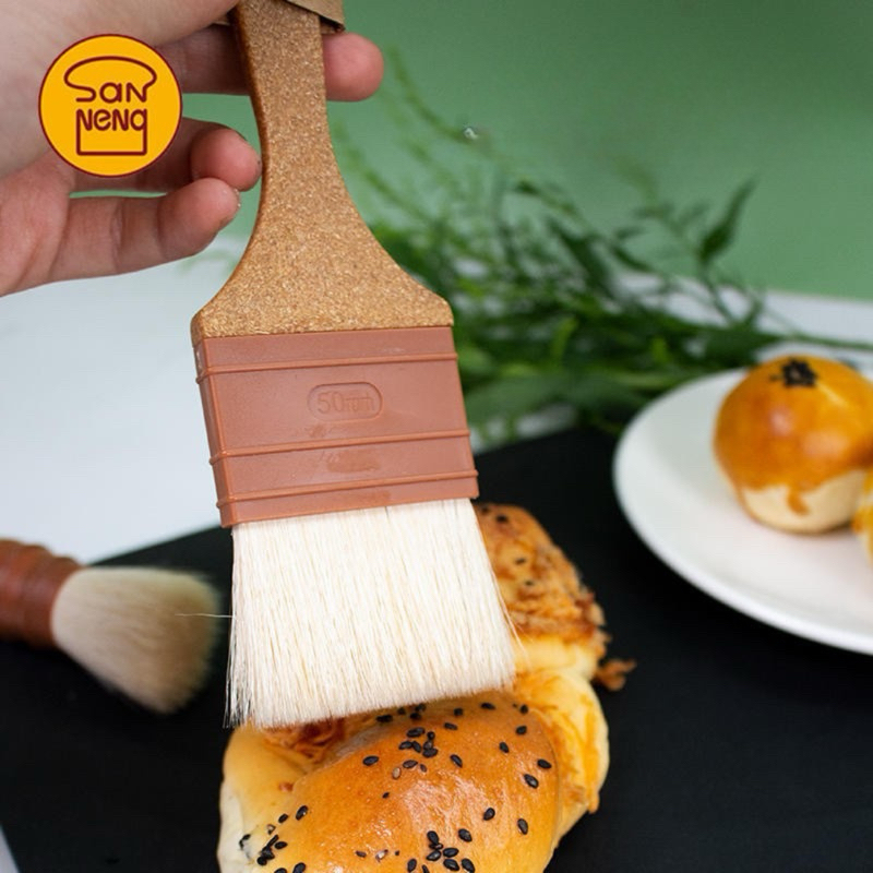 แปรงทาเนย น้ำมัน Sanneng Wool Pastry Brush