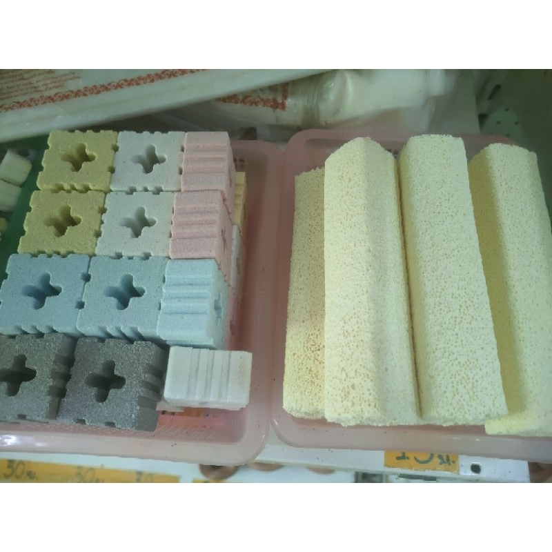 วัสดุกรองเซรามิกริงค์ทรงสี่เหลื่ยมและC.bar.คละสี