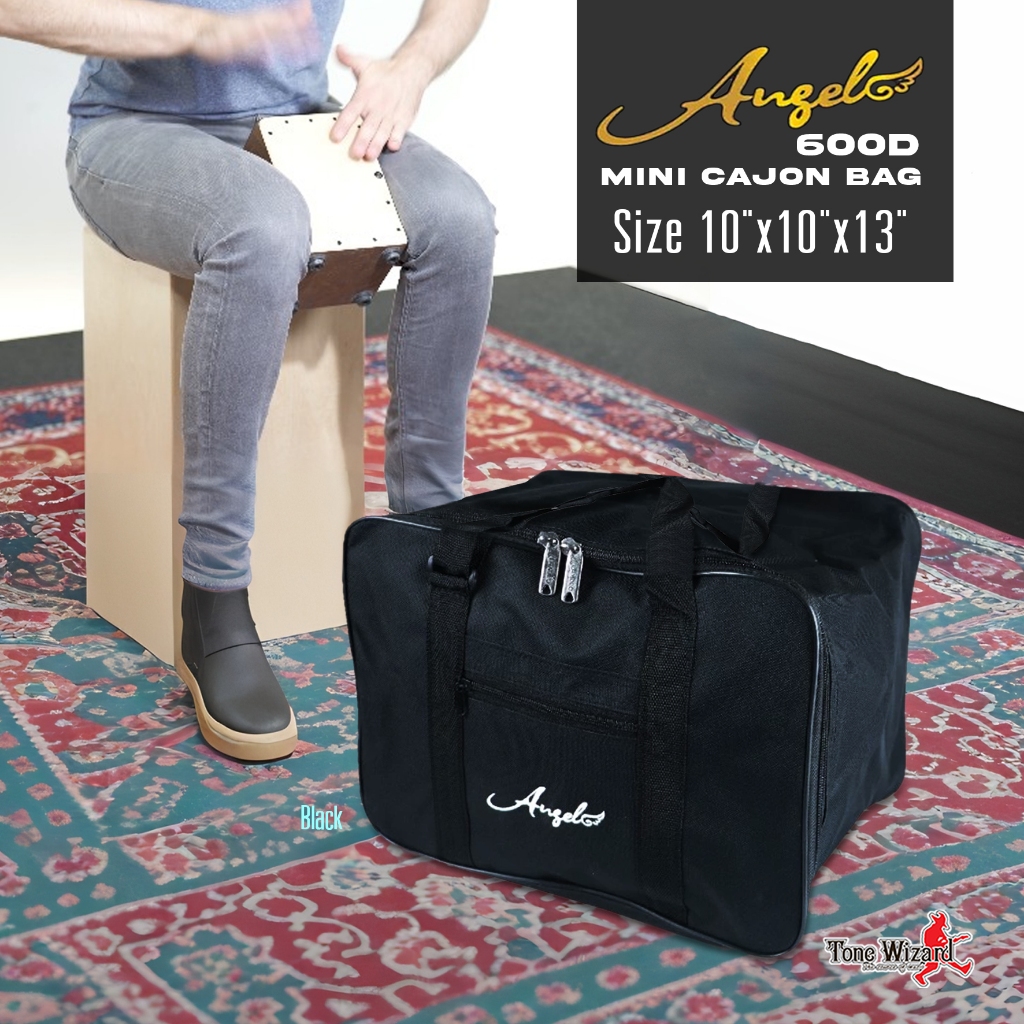 Angel กระเป๋ากลองกลองคาฮองไม่บุ Mini Cajon Bag 600D 10"x10"x13" J (350)