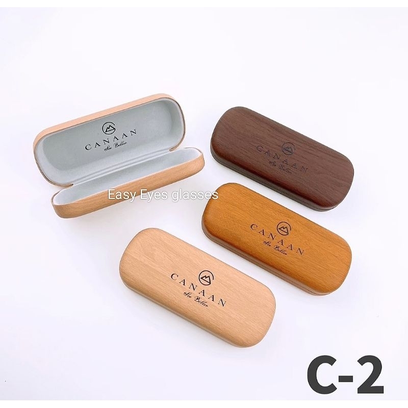 กล่องแว่นตา Canaan ใช้สำหรับใส่แว่นตาป้องกันเลนส์เป็นรอยป้องกันกระแทก