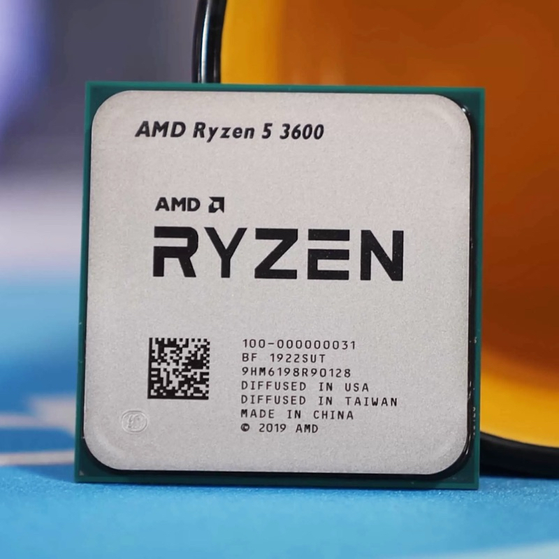 AMD RYZEN 5 3600 AM4 ซีพียู มือสอง นำเข้าจากจีน สภาพสวย ประกัน 1 ปี เต็ม