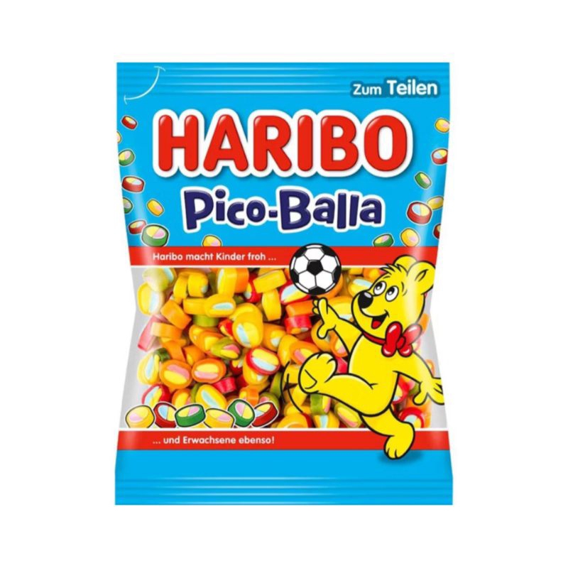 Haribo Pico-Balla กัมมี่กลิ่นผลไม้รวม ขนาด 100 กรัม