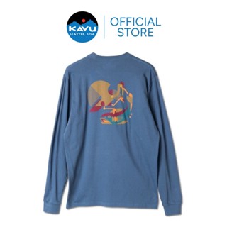 [15.4 โค้ด KAVUMM ลด500.-] KAVU Angling Blues เสื้อแขนยาวคาว…