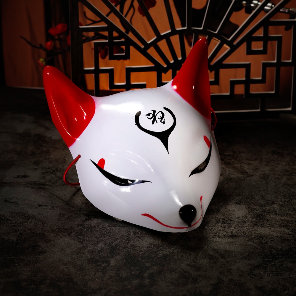 ร้านส่งไวจากกรุงเทพ⚡หน้ากากจิ้งจอกญี่ปุ่น หน้ากากcosplay หน้ากากญี่ปุ่น สไตล์อนิเมะ พร็อพถ่ายภาพ - รูปที่ 6