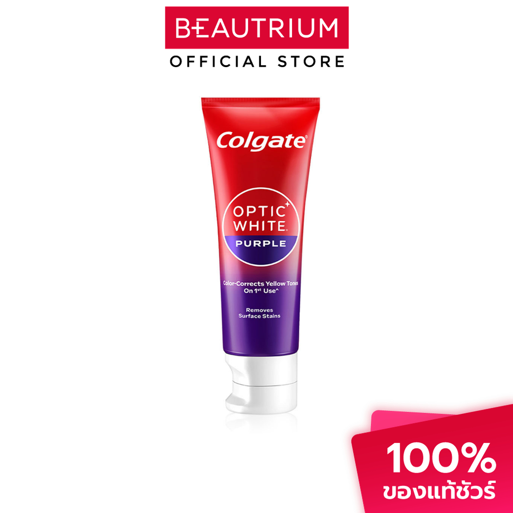 COLGATE Toothpaste Optic White Purple ยาสีฟัน 100g