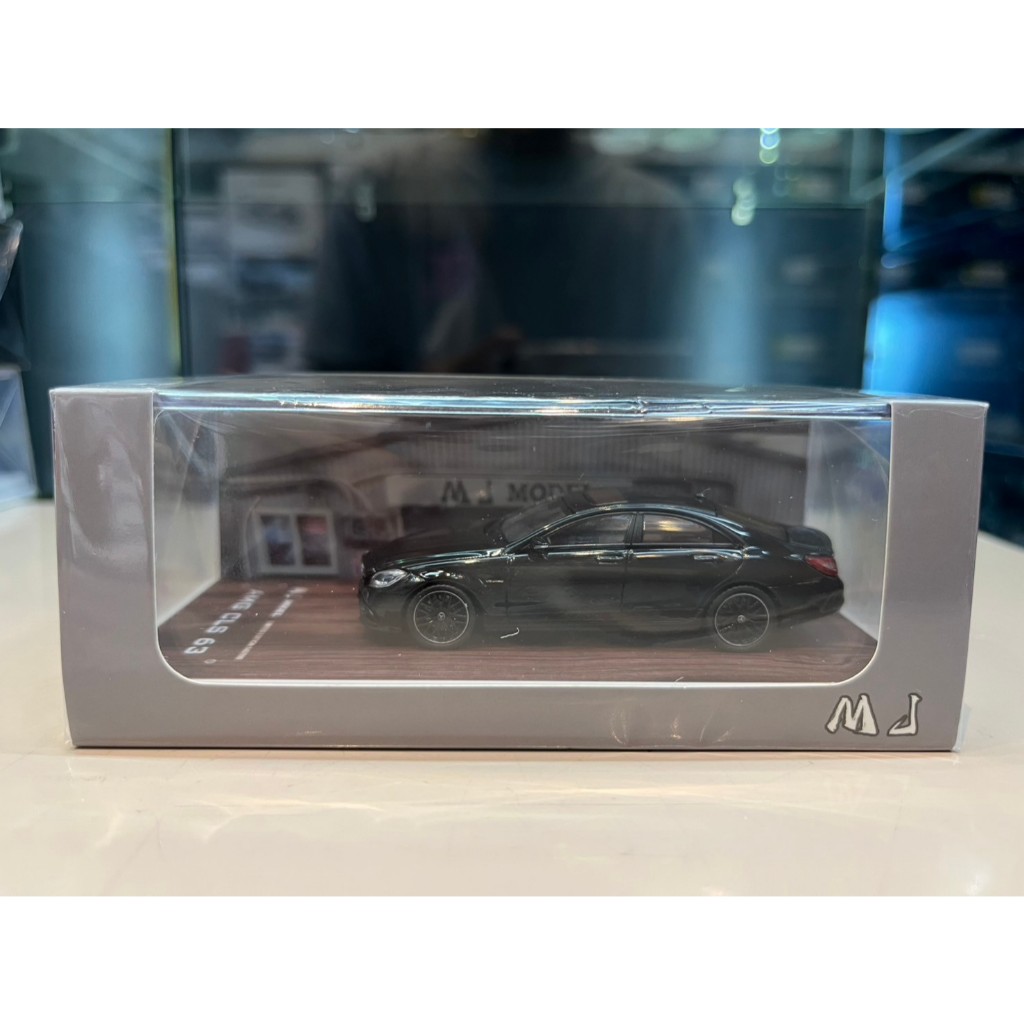 MJ Model 1/64 Mercedes Benz AMG CLS 63 Black
