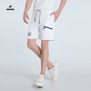 UNBOUND SUBTLE LINE ll SHORTกางเกงขาสั้นสีขาวผ้านุ่ม