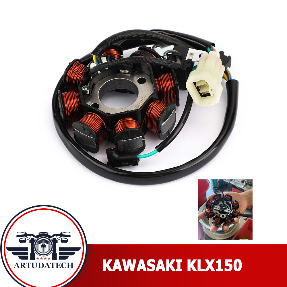 ฟิลคอยล์ Kawasaki KLX150 KLX150L KLX150BF D-Tracker 2014-2018 21003-0117 มัดไฟ ขดลวดสเตเตอร์