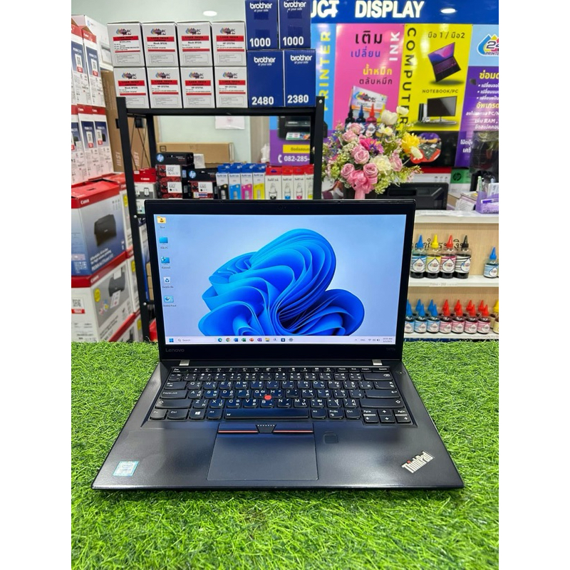 โน๊ตบุ๊กมือสอง Notebook Lenovo T470  🔺i5 - Gen7 @2.60GHz 🔺Ram 8 ddr4- SSD 256Gb 🔺Display 14” 🔺Window