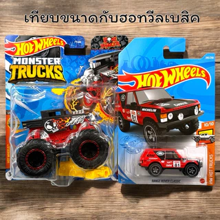 Hotwheels Monster Trucks | รถเหล็กฮอทวีล มอนสเตอร์ทรัคส์ รถบิ๊กฟุต ล้อยาง สเกล 1:64