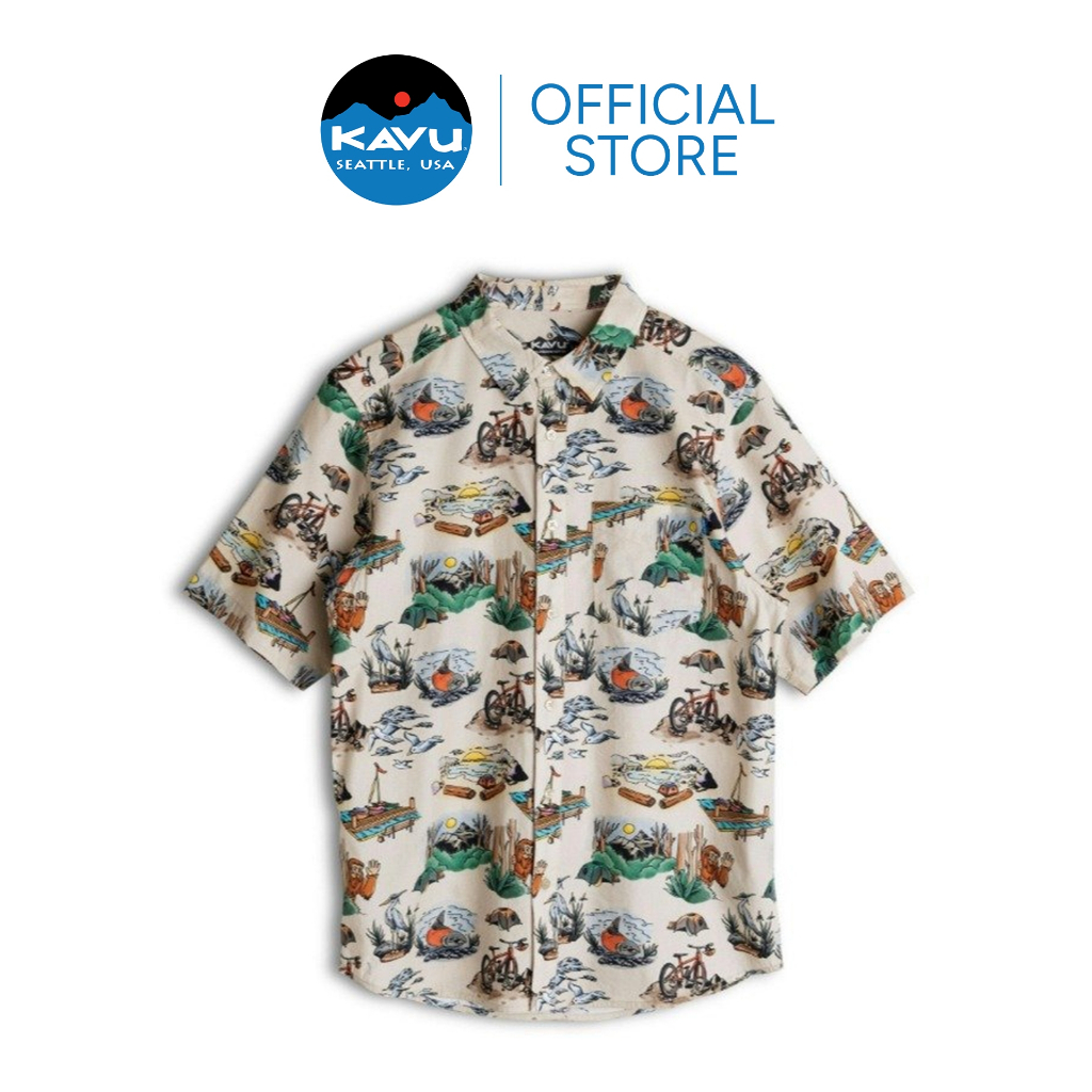 [ New Arrival ] KAVU The Jam Shirt เสื้อเชิ้ตแขนสั้น ผู้ชาย