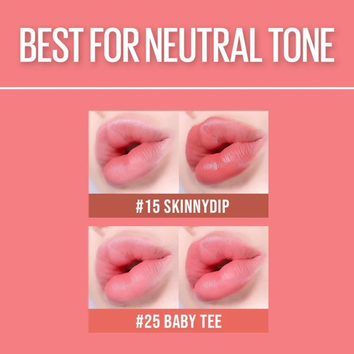 Maybelline New York  เมย์เบลลีน ซุปเปอร์ สเตย์ เท็ดดี้ ทินท์ ติดทนยาวนาน 12ชม. 10 เฉดสี - รูปที่ 4