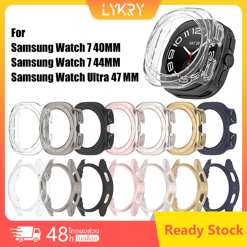 เคสป้องกัน Samsung Watch Ultra 47MM Watch7 40/44MM PC Hard Case ป้องกันการกระแทก ป้องกันการตก