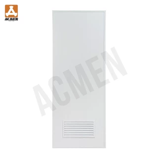 ACMEN ประตู uPVC รุ่น ECO รหัส E3 มี 3 สีให้เลือก 70x180/200 ซม บานเกล็ดล่าง1/4 กันน้ำ กันปลวก ไม่เกิดคราบดำ