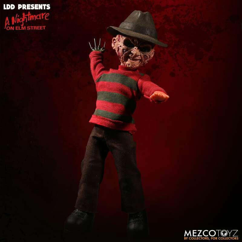 "Mezco toyz 10"" : Living Dead Dolls Freddy Krueger with Sound  (ELM street)