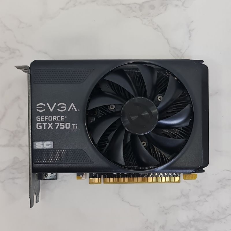 EVGA GTX750TI 2GB GDDR5 มือสอง ไม่ต่อไฟเพิ่ม