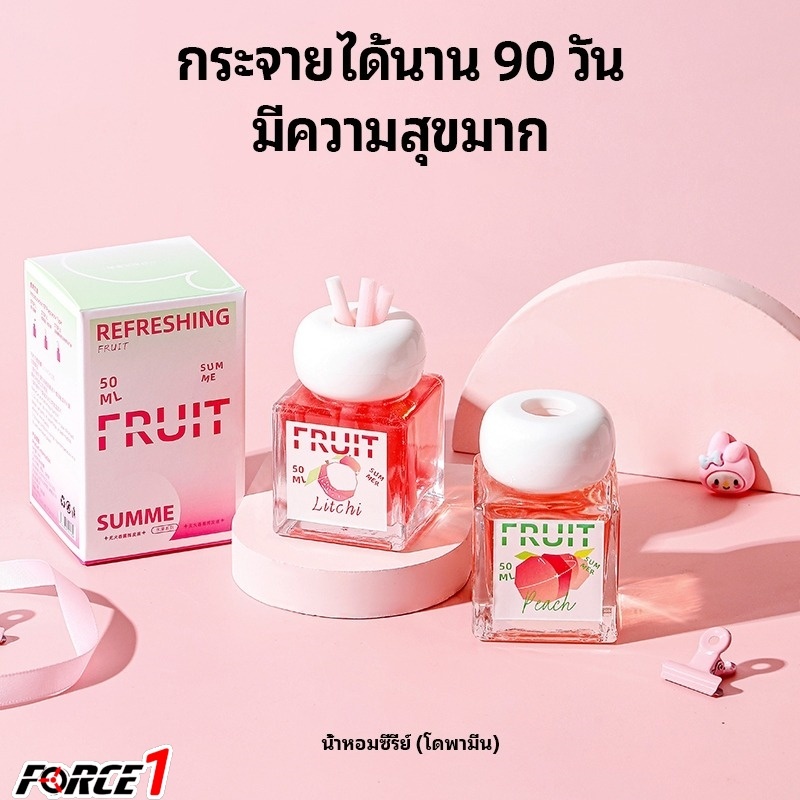 FORCE1 Car Perfume น้ำหอมรถยนต์ คามาคาเมต ก้านไม้หอมกระจายกลิ่น ตกแต่งบ้าน ปรับอากาศ ผ่อนคลาย
