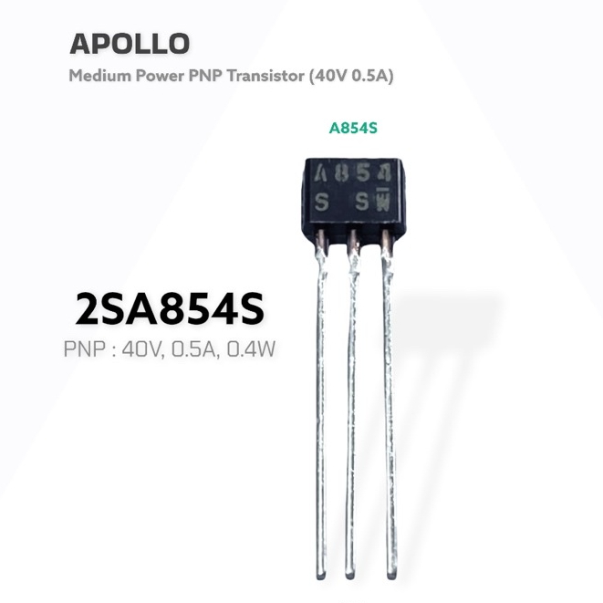2SA854S Transistor ไบโพลาร์ทรานซิสเตอร์ BJT Medium Power Transistor A854S PNP *ส่งจากไทย
