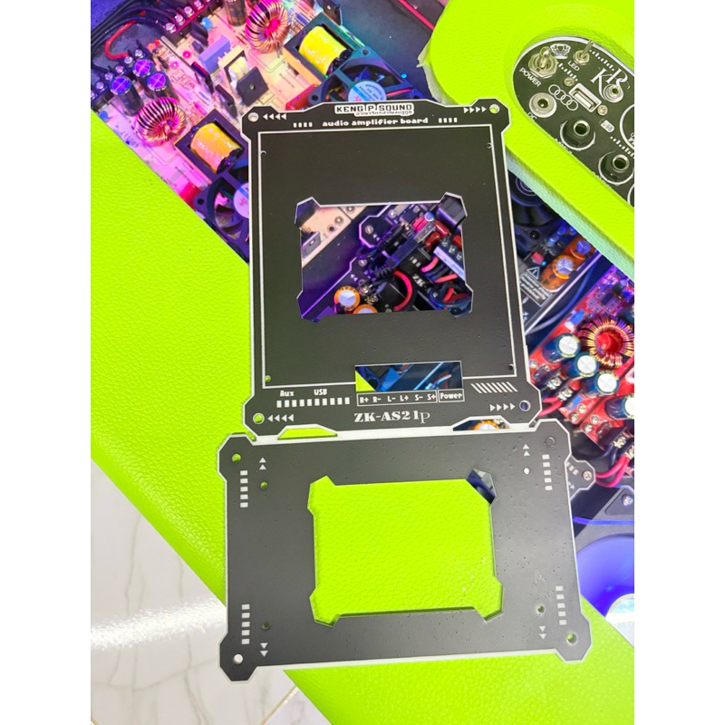 เพลท รองแอมป์As21p+แอมป์แยก3002