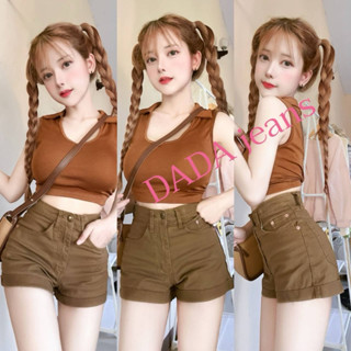 กางเกงยีนส์ขาสั้น งานผ้ายืด ผ้าสีดาด้า มี 9 สี 4 ไซส์ให้เลือ…