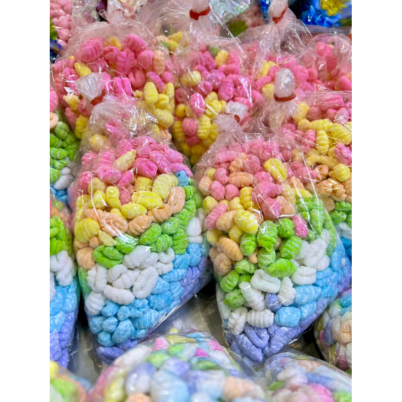 ครองแครง รวมสีเข้ม สีสวยสด ขนาดถุงละ ครึ่งโล
