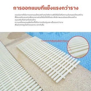 ตะแกรงน้ำล้น ตะแกรง/ท่อสระว่ายน้ำ เกรตติง Swimming Pool Gutter Grating ขนาด 15ซม. , 20ซม. , 25ซม สีขาว