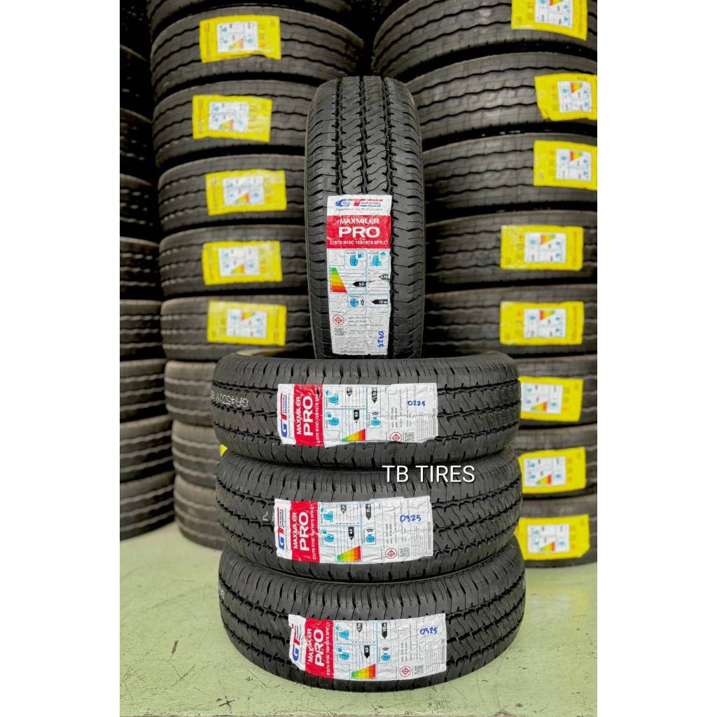 ยางรถยนต์ 215/70R15 รุ่น MAXMILER PRO 109/107S 8PR/ชั้น ยี่ห้อ GT RADIAL (ยางใหม่ปี2025)