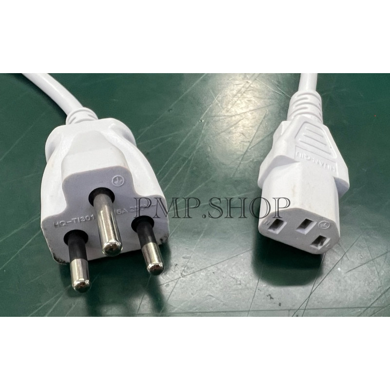 TOSHIBA ปลั๊กไฟ สายไฟหม้อหุงข้าว 3 ขา (3PIN) *สีขาว* รุ่น รูเสียบ3รู (3PIN) - รูปที่ 2