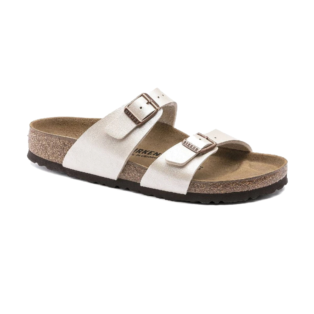BIRKENSTOCK SYDNEY BF - Graceful pearl white (regular fit) รองเท้าแตะ รุ่นฮิต ทรงมาแรง หญิง