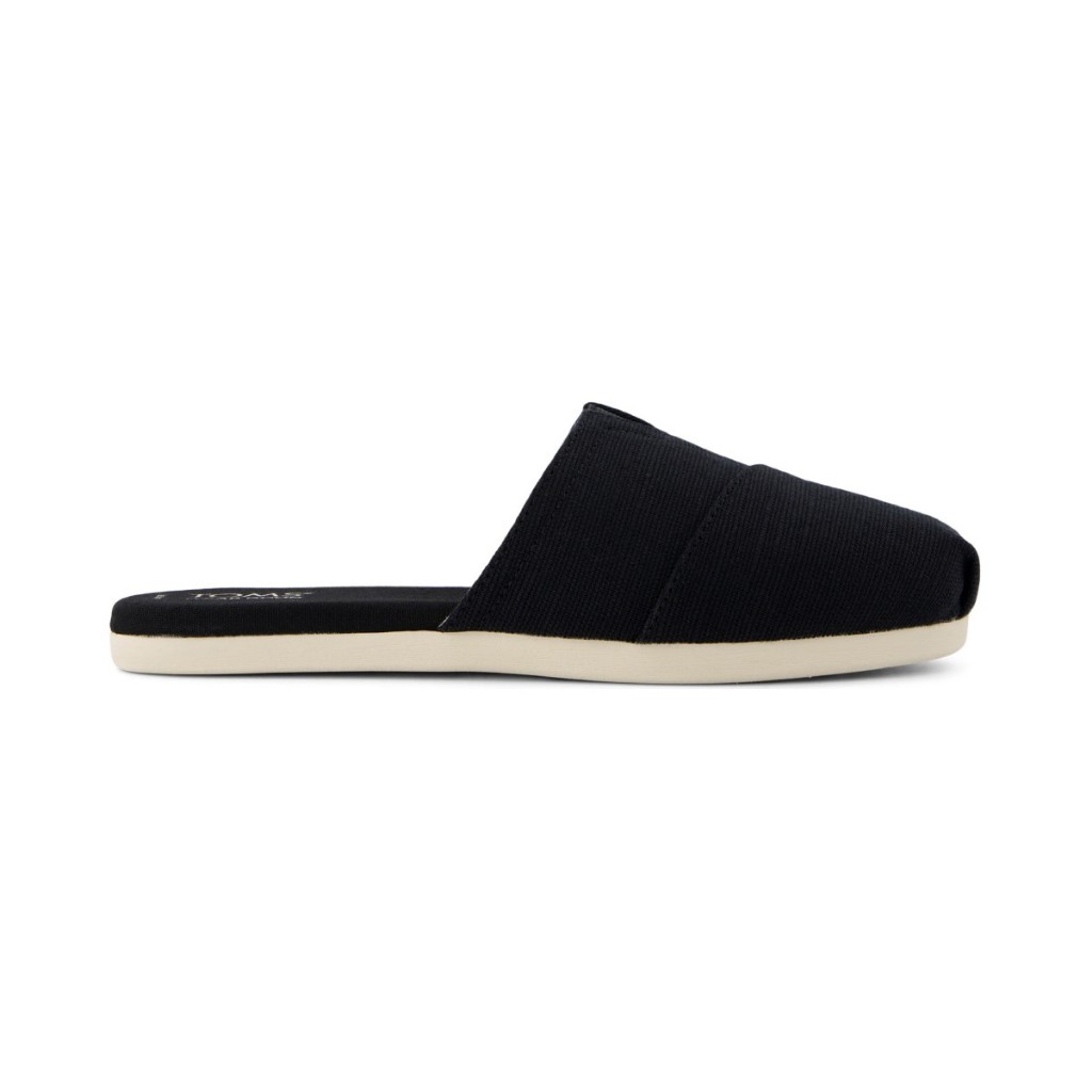 TOMS รองเท้าลำลองผู้หญิง สลิปออน รุ่น Alpargata Mule Black Heritage Canvas (CE) รองเท้าลิขสิทธิ์แท้ – โปรปัง