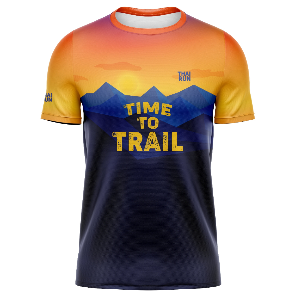 เสื้อวิ่งสำหรับออกกำลังกาย เสื้อ Thairun Time to Trail