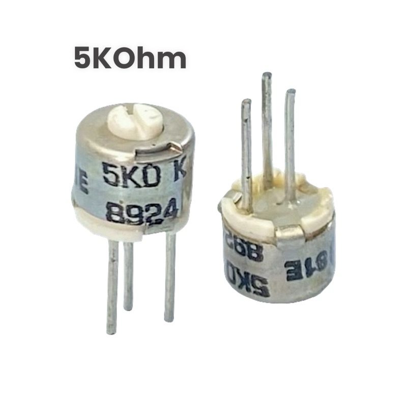 5K (502) (2ชิ้น) วอลลุ่ม เกือกม้า ทิมพอท โพเทนชิออมิเตอร์ VR Trimpot Trimmer ตัวต้านทานปรับค่าได้ Va