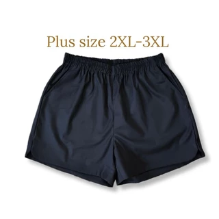 ✨Plus size ✨กางเกงขาสั้นสาวอวบ ผ้าคอตตอนหนา 2XL-3XL