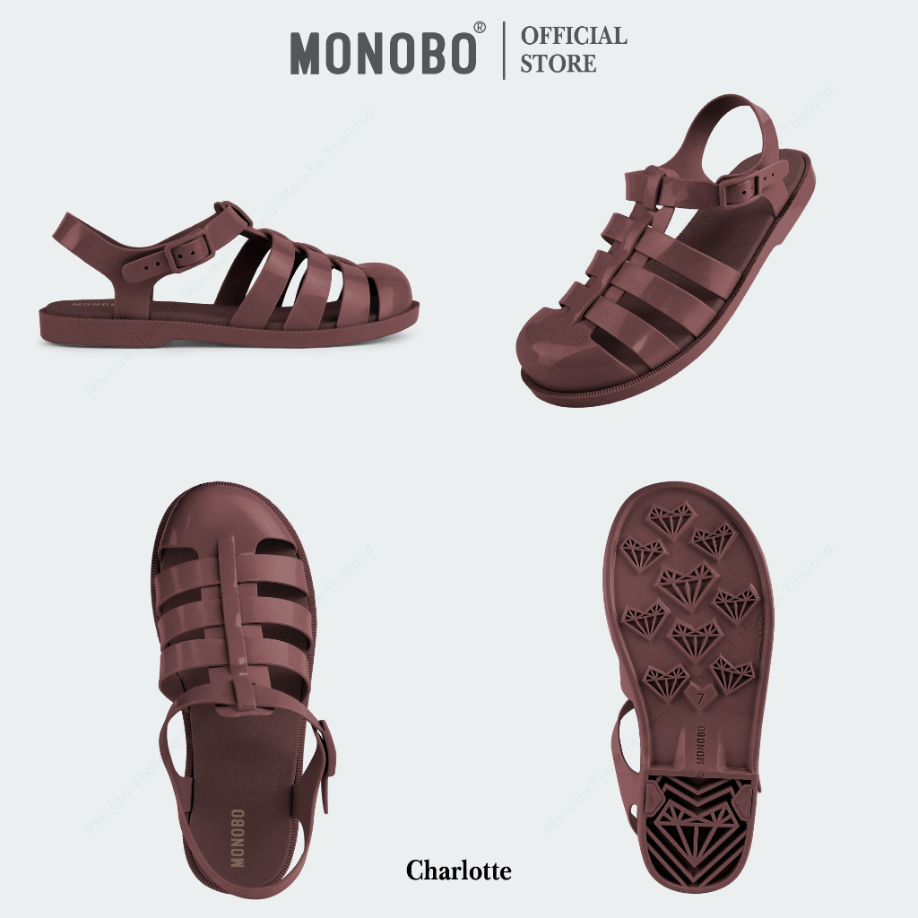 MONOBO รุ่น Charlotte รองเท้ารัดข้อ ของแท้ 100%