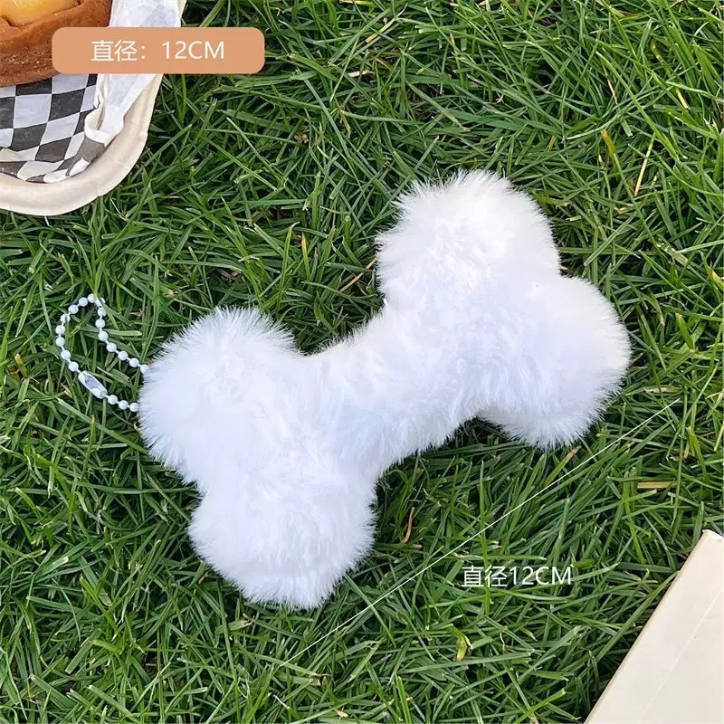 จี้พวงกุญแจของเล่นตุ๊กตา ของเล่นตุ๊กตากระดูกสีขาวน่ารัก ตกแต่งคีย์กระเป๋าเป้สะพายหลัง - รูปที่ 7