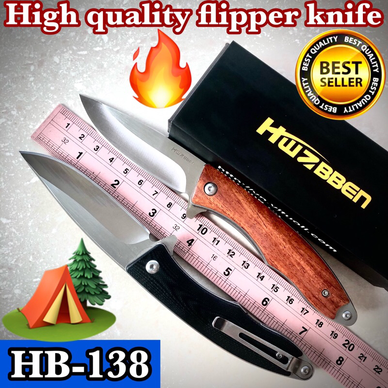 High quality flipper knife HB-138 for collection and camping 🏕️