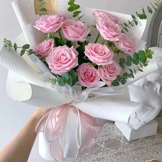 ริบบิ้นผ้าโปร่ง ริบบิ้นคลื่น ริบบิ้นผ้าแก้ว หน้ากว้าง4cm ยาว10m ริบบิ้นตกแต่งเค้ก DIY