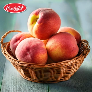CASTELLA ลูกพีชสไลซ์ในน้ำเชื่อมชนิดหวานน้อย 666g | Peach Slices in Light Syrup
