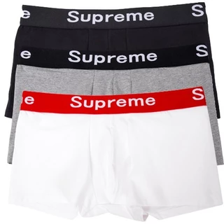 กางเกงในชายสุพรีม กางเกงในผู้ชาย ทรง Boxer (1ตัว) เนื้อผ้านุ่ม ใส่สบาย ราคาถูก ของแท้ พร้อมส่ง