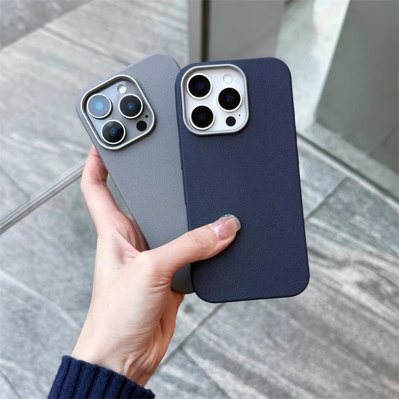 Foriphone16 ราคาถูกที่สุด เคสหนัง เคสนิ่มสีทึบ  for iPhone 11'12'13'14'15'16'pro'max 16promax 15promax 14promax 13promax