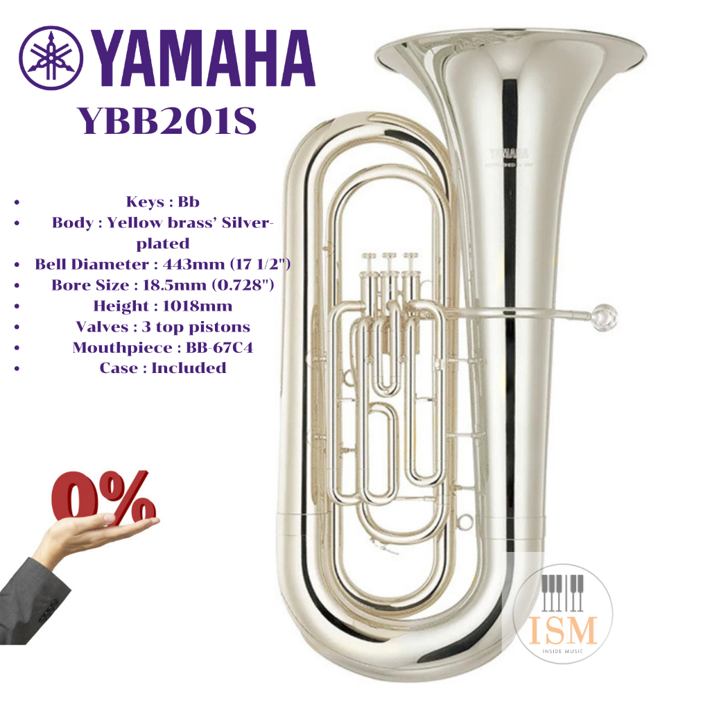 Yamaha YBB201S ทูบา Concert Tuba