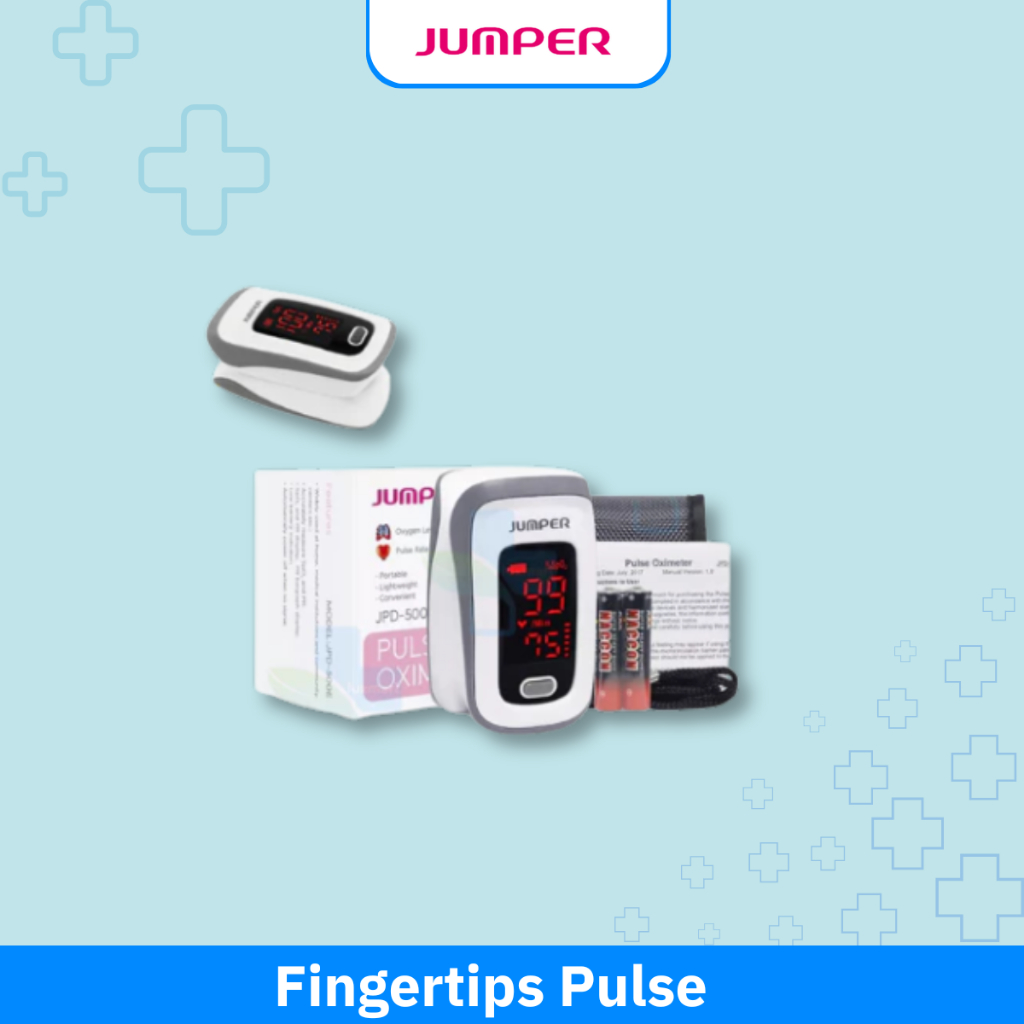 Jumper Fingertips Pulse Oximeter เครื่องวัดออกซิเจนปลายนิ้ว รุ่น JPD-500E (LED) / JPD-500D (OLED)  [